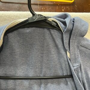 Blue Hooded Sweatshirt